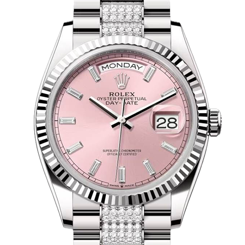 ロレックス デイデイト 128239 ピンク 36mm ホワイトゴールド