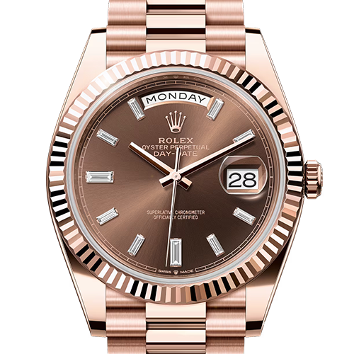ロレックス デイデイト 228235 チョコレート 40mm エバーローズゴールド