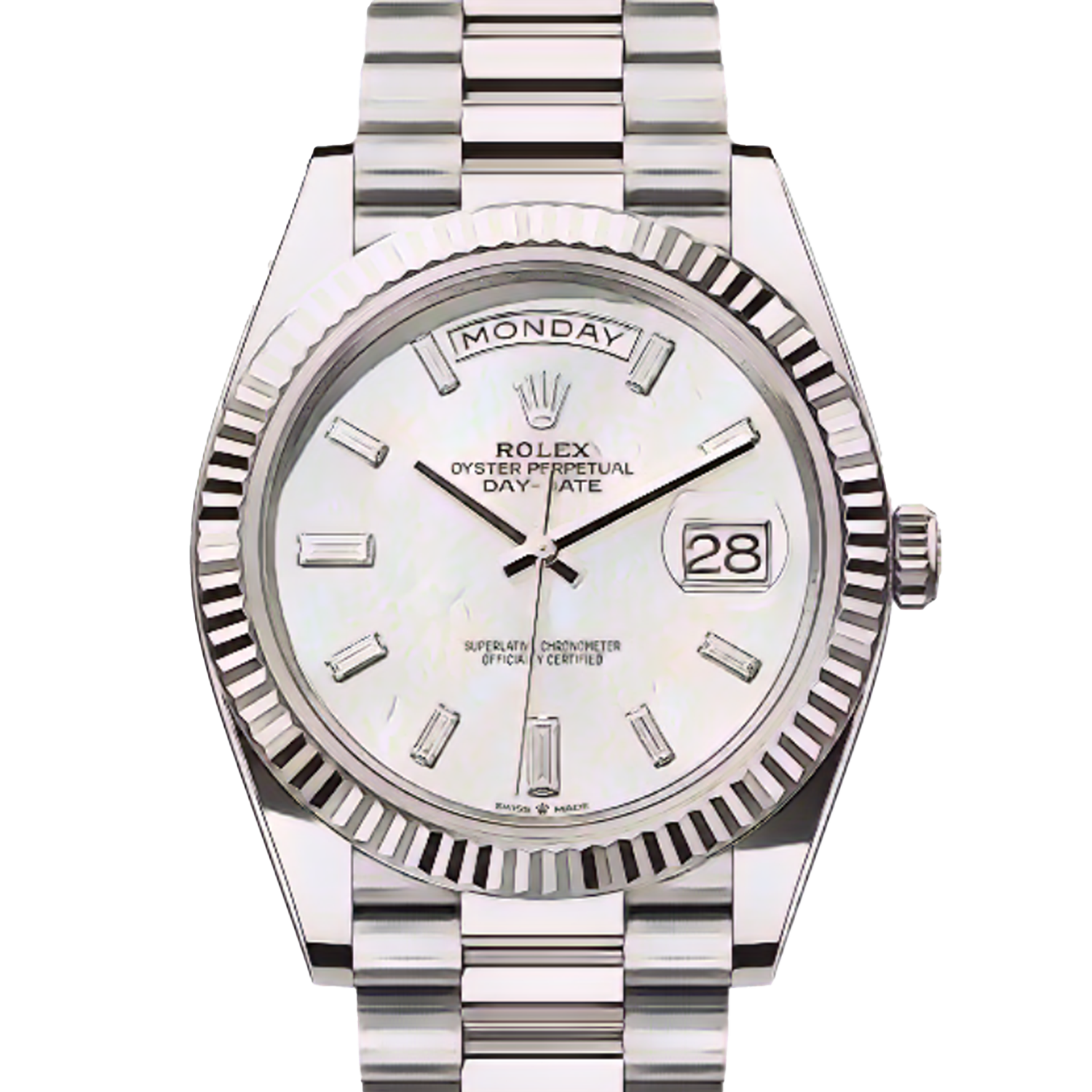 ロレックス デイデイト 228236 ホワイトマザーオブパール 40mm プラチナ