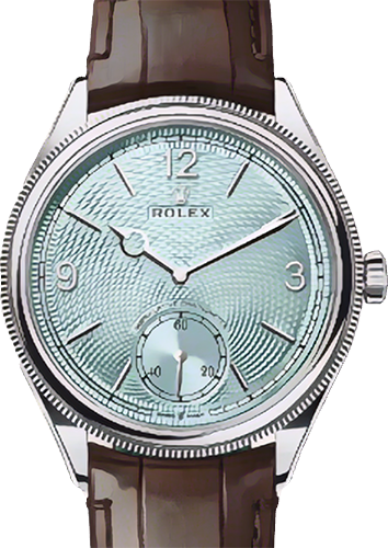 ロレックス 1908 52506 アイスブルー 39mm プラチナ