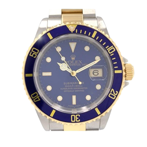 ロレックス サブマリーナーデイト 16613LB ブルー 40mm ステンレススチール+イエローゴールド