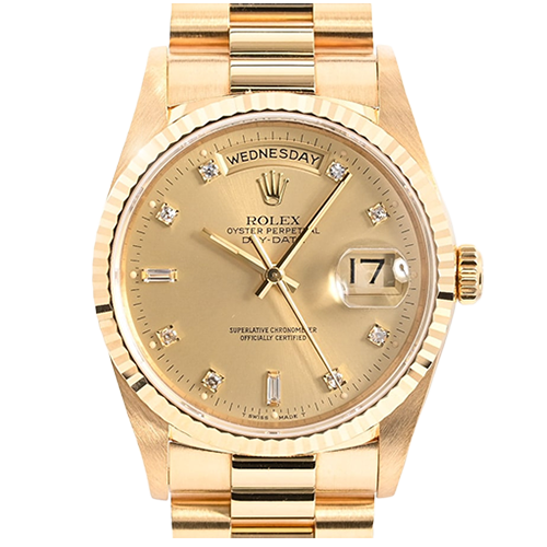 ロレックス デイデイト 18238 シャンパン 36mm イエローゴールド