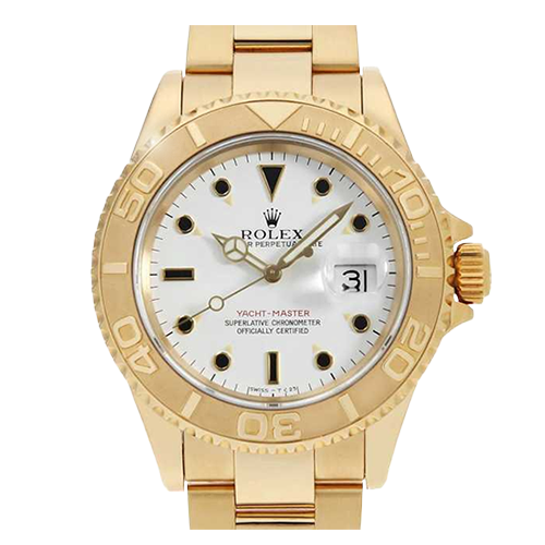 ロレックス ヨットマスター1 16628 ホワイト 40mm イエローゴールド