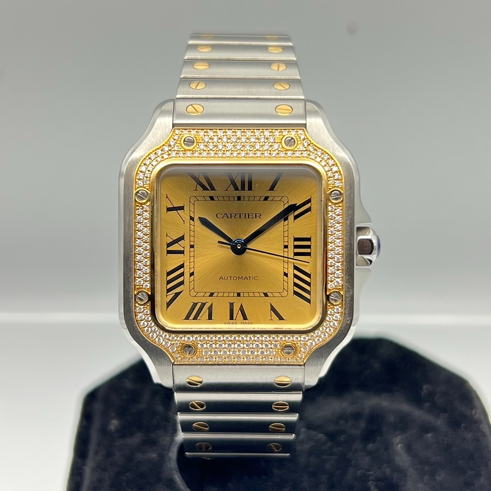 Cartierカルティエサントス・ドゥSM. GOLD/STTEEL美品 