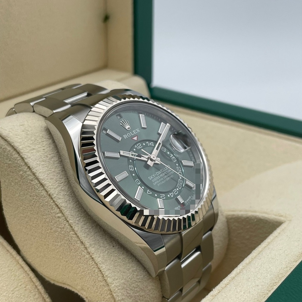 【中古品】ロレックス　スカイドゥエラー　３３６９３４　オイスターブレス 中古)ROLEX ロレックス スカイドゥエラー 336934 ブルー