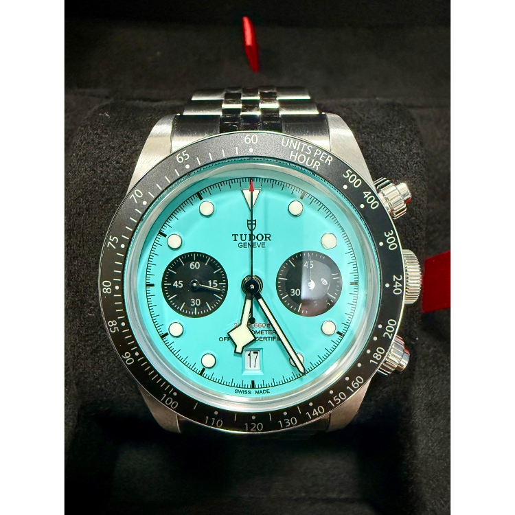 トケマー:美品 チューダー TUDOR ブラックベイ クロノ 79360N 白