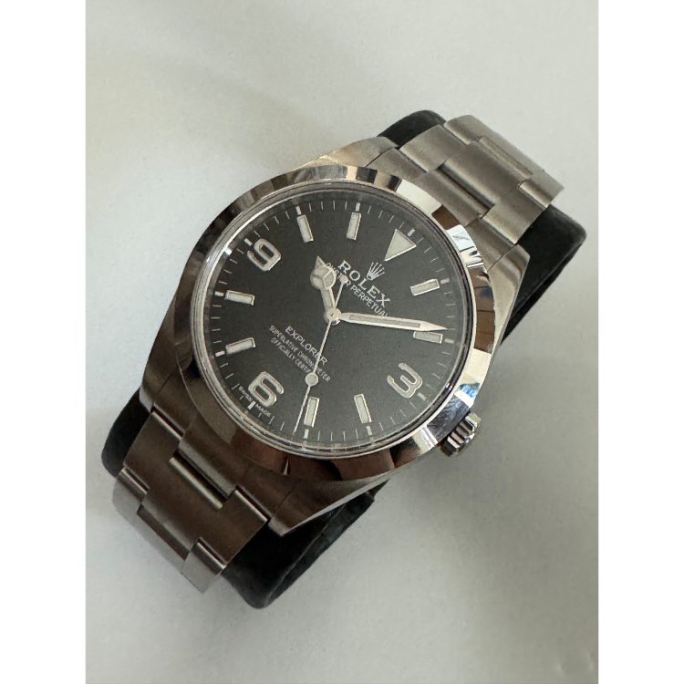 ROLEX エクスプローラー 214270後期 鏡面バックル美中古
