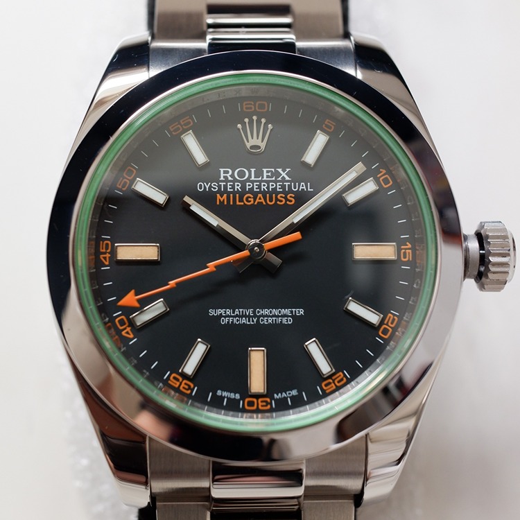 ロレックス ミルガウス 116400GV 中古美品【プレミアバリューフリマ】