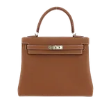 エルメス ケリー  ゴールド トゴ 25