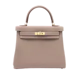 エルメス ケリー  エトゥープ トゴ 25