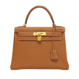 エルメス ケリー  ゴールド トゴ W28