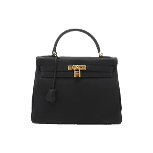 【2024年01月】エルメス ケリーシルバー金具　B刻印 W32 トゴ ブラック 新品