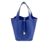 エルメス ピコタンロック  ブルー系 トリヨンクレマンス 22