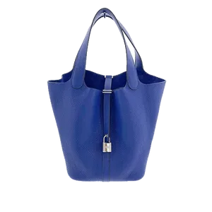 【2024年01月】エルメス ピコタンロック 22 トリヨンクレマンス ブルー系 中古品