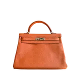 エルメス ケリー  オレンジ トリヨンクレマンス W32
