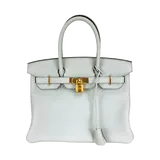 エルメス バーキン  ブルーペール トリヨンクレマンス 30