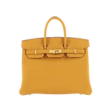 エルメス バーキン  ジョーヌ・アンブル スイフト 25