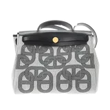 エルメス エールバッグ  ブルーロワイヤル トワルアッシュ 31