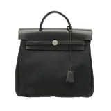 エルメス エールバッグ  ブラック トワルオフィシエ 31