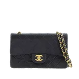 シャネル マトラッセ  ブラック ラムスキン H14.5×W23×D6