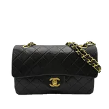 シャネル マトラッセ  ブラック ラムスキン H12×W20.5×D8.5