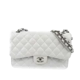 シャネル マトラッセ  ホワイト キャビアスキン 30
