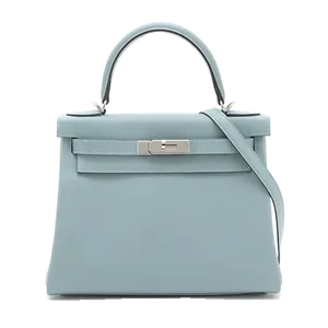 【2023年06月】エルメス ケリー W28 エバーカラー ブルーラン 中古品