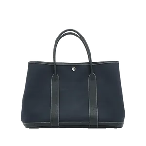 【2023年05月】エルメス ガーデンパーティー W36 トワルオフィシエ+ネゴンダﾞ  ネイビー 中古品