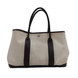 エルメス ガーデンパーティー  アイボリー トワルアッシュ W36