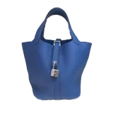 エルメス ピコタンロック  ブルー系 トリヨンクレマンス pm