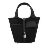 エルメス ピコタンロック  ブラック キャンバス×スイフト 18