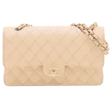 シャネル マトラッセ  ベージュ キャビアスキン W25