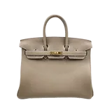 エルメス バーキン  エトゥープ トリヨンクレマンス 25