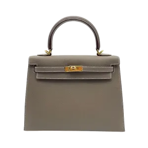 【2025年05月】エルメス ケリー 25 エプソン エトゥープ 未使用品