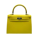 エルメス ケリー  ジョーヌアンブル エプソン 25