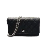 シャネル タイムレスクラシック AP0250 ブラック キャビアスキン H12.5×W19×D4