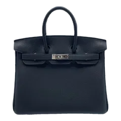 エルメス バーキン 25//シルバー金具/トゴ/ブラック/新品