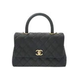 シャネル マトラッセ  ブラック カーフスキン 22