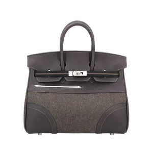 【2025年07月】エルメス バーキン 25 スイフト/フェルト エベンヌ 未使用品