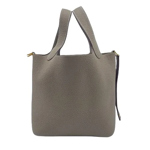 18 トリヨンクレマンス エトゥープ ゴールド金具