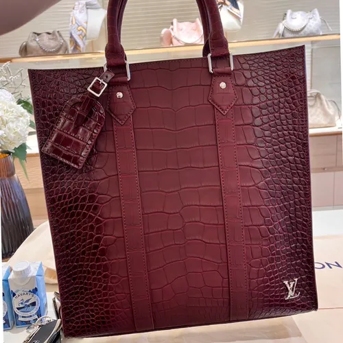 ボルドー シャイニングクロコ×マットクロコ