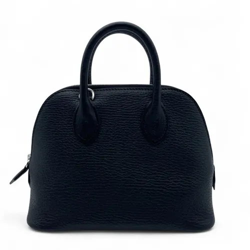 ミニ シェーブル ノワール シルバー金具