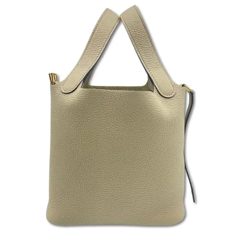 PM トリヨンクレマンス ベージュマルファ ゴールド金具