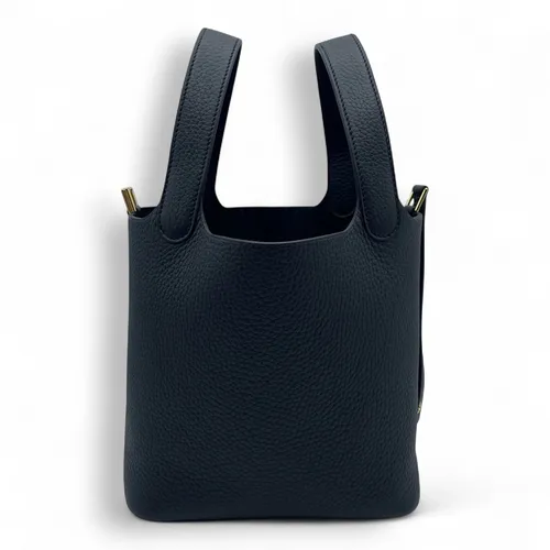 ❤️2022/刻印U/エルメスDepeche36ノワ-ル金具パラジウム本店で購入 エルメス HERMES バスティア U刻印 (2022年製) ブラック