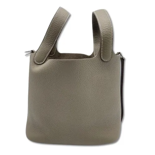 PM トリヨンクレマンス エトゥープ シルバー金具