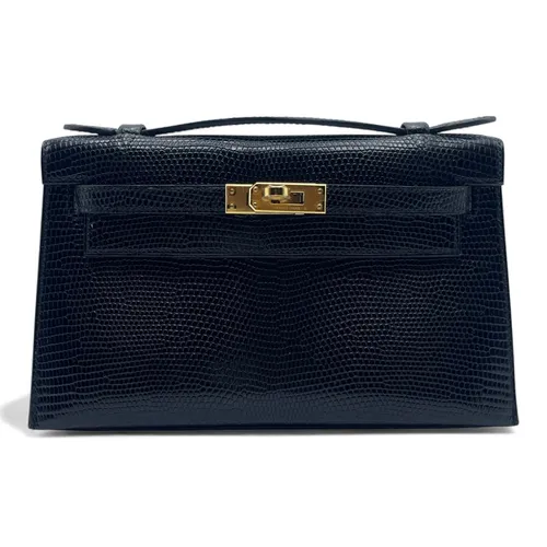 22 リザード ノワール ゴールド金具