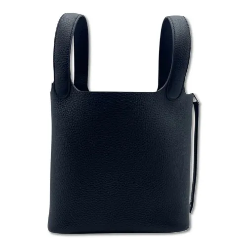 【新品未使用】エルメス ピコタンロック MM ノワール シルバー金具 K刻印 エルメス ピコタンロック PM ノワール トリヨンクレマンス シルバー