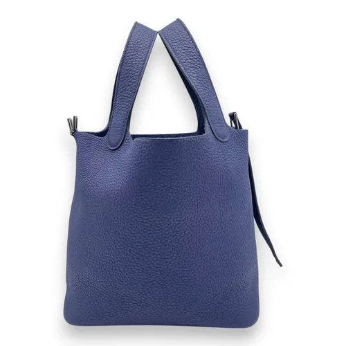 PM トリヨンクレマンス ブルーネイビー シルバー金具