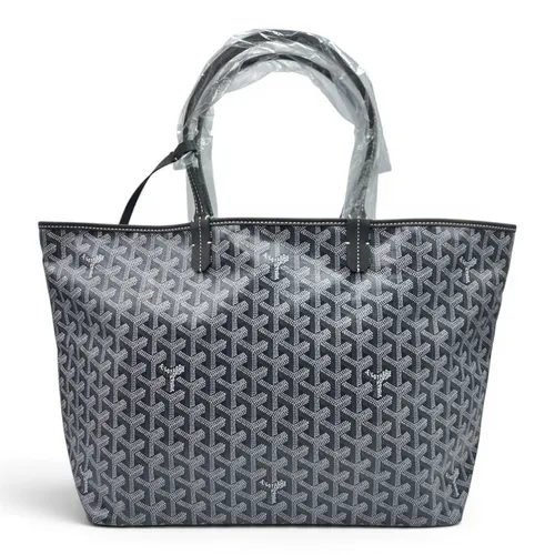  PM ゴヤールディンキャンバス/シュヴロッシュカーフスキン グレー 