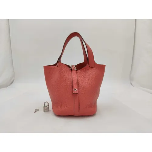 PM ピンク レザー シルバー金具